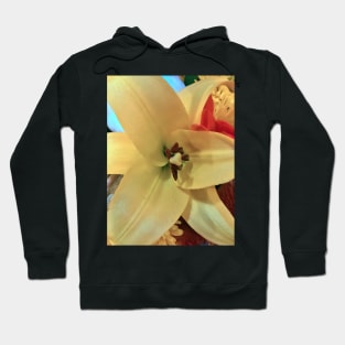 Cream Colored Lily - Autumn Bouquet - Flowers Hoodie